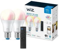 LED LAMP WIZ 8W A60 E27 806LM RGB 2TK PAKIS+PULT WIFI/BT