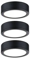 MÖÖBLIVALGUSTI PAULMANN PUKK 3,5W LED 210LM 65MM MUST 3TK PAKIS