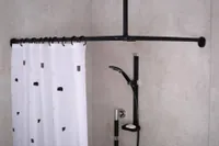 DUŠIKARDINAPUU NURK RIDDER UNIVERSAALNE Ø25MM MUST