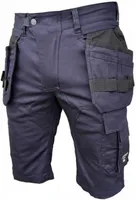 TÖÖPÜKSID LÜHIKESED PESSO KS215M STRETS TUMESININE C52