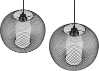 LAELAMP TRIO FILO 2X60W E27 MATT MUST