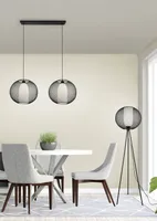 LAELAMP TRIO FILO 2X60W E27 MATT MUST