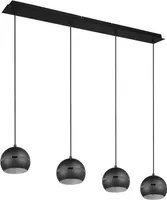 LAELAMP TRIO FLETCHER 4X40W E14 MATT MUST