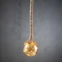 JÕULUVALGUSTUS LUCA LIGHTING DEKO. PALL 15 LED'I, 90X10CM HÕBE NÖÖRIGA