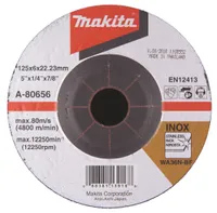LIHVKETAS MAKITA 125X6MM RST A60T-BF, ROOSTEVABA