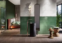 SEINAPLAAT OPOCZNO GREEN SHOW LEAVES SATIN 39,8X119,8 G1 0,95M2 PAKIS