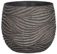 ÜMBRISPOTT MICA DECORATIONS HENDRICK Ø21,5X19CM PRUUN