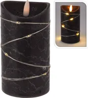 JÕULUKÜÜNAL LED TULI 7X12,5CM, MUST