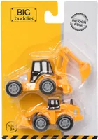 MÄNGUASI BIGBUDDIES EHITUSMASINAD 9CM 2TK PAKIS