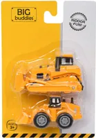 MÄNGUASI BIGBUDDIES EHITUSMASINAD 9CM 2TK PAKIS
