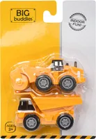 MÄNGUASI BIGBUDDIES EHITUSMASINAD 9CM 2TK PAKIS