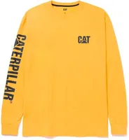 T-SÄRK PIKKADE VARRUKATEGA CAT MEESTE KOLLANE 2XL