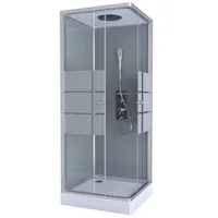 DUŠIKABIIN HARMA LUUNA 90X90X215, MADAL ALUS