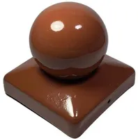 POSTIMÜTS ARRAS RUUT KOONUS PALLIGA 100X100MM PRUUN