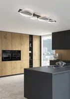 LAELAMP TRIO MEDERA 4 44W 5100LM 3000K MUST/PUIT