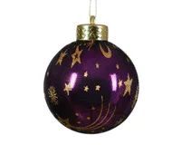 KUUSEEHE DECORIS PURUNEMISKINDEL KUU JA TÄHED 8CM