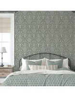 TAPEET ARTHOUSE STAG DAMASK SAGE GREEN 0,53X10,05M