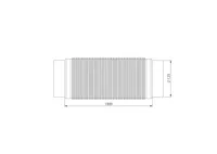 VENT. PAINDUV ÜHENDUS EUROPLAST AL. 125MMX1M GC125-1-FF