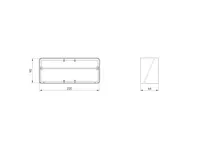 ÜHENDUS EUROPLAST KLAPIGA PLAST 220X90MM KV29
