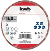 KIUDKETAS KWB, KORUND 115MM G40 5TK