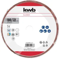 KIUDKETAS KWB, KORUND 180MM G100 5TK