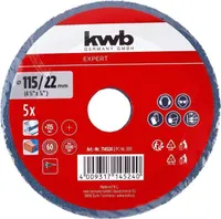 KIUDKETAS KWB, TSIRKOON 115MM G60 5TK