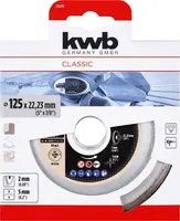 TEEMANTKETAS KWB, PLAADID 125MM