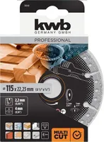 TEEMANTKETAS KWB, UNIVERSAALNE 115MM