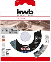 TEEMANTLÕIKEKETAS KWB, TURBO 115MM