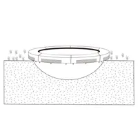 MAAPEALNE BATUUT D426CM ROHELISE ÄÄREGA