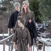 HOMMIKUMANTEL RENTO BROWN LASTE S/M