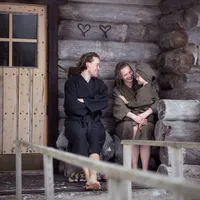 HOMMIKUMANTEL RENTO BROWN LASTE S/M