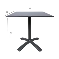 LAUD BEIDA 70X70XH72CM PRUUN