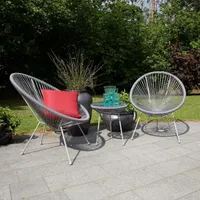 RÕDUKOMPLEKT COMO, LAUD, 2 TOOLI HALL