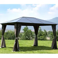 VARIKATUS SUNSET 3X4XH2/2,7M TAUPE/PRUUN