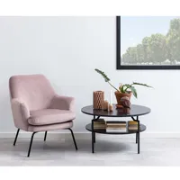 DIIVANILAUD GOLDINGTON D80XH45CM MUST