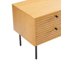 ÖÖKAPP LINE 2-SAHTLIGA 50X40XH50CM MELAMIIN