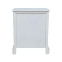 ÖÖKAPP MELDON 45X35XH55CM VALGE