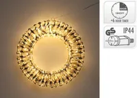 JÕULUPÄRG LED-TULED 38X8X38CM KULDNE