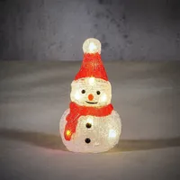 DEKORATSIOON LUMEMEMM 10LED TAIMER AKRÜÜL 11X10X19CM VALGE