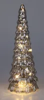 JÕULUKAUNISTUS JÕULUPUU 24CM 10LED HALL KLAAS