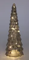 JÕULUKAUNISTUS JÕULUPUU 24CM 10LED ROHELINE KLAAS