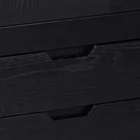 VITRIINKAPP A-LINE 72X36XH145CM, MUST