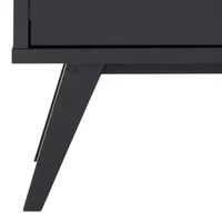 VITRIINKAPP A-LINE 72X36XH145CM, MUST