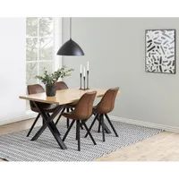 SÖÖGILAUD WALES 160X90XH75CM, RISTJALAD