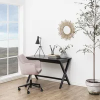 KIRJUTUSLAUD WRITEX 120X60XH75CM, MUST