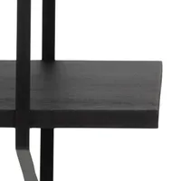 SEINARIIUL BELFAST 196X25XH111CM, MUST