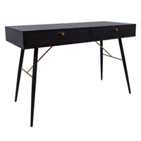 KIRJUTUSLAUD LUXEMBOURG 120X48XH75CM, MUST