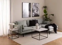 DIIVANILAUD BAROSSA 40X40XH45CM, VALGE