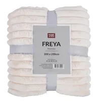 PLEED FREYA XL 200X230CM, VALGE